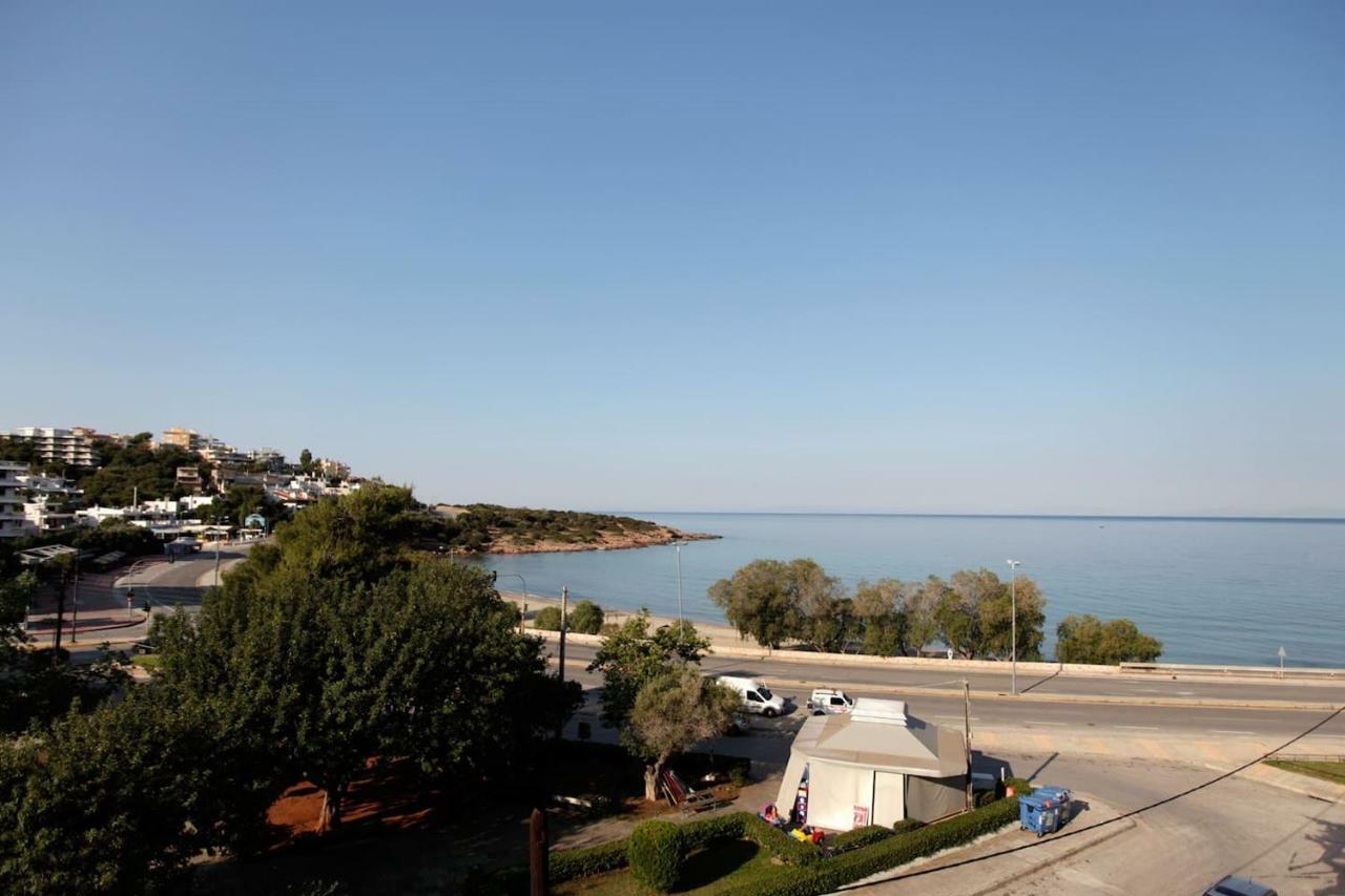 Seaside Renovated Top Floor Apartment Saronida Exteriér fotografie