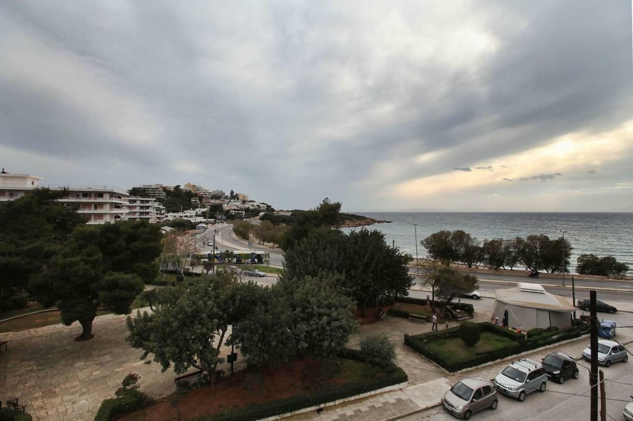 Seaside Renovated Top Floor Apartment Saronida Exteriér fotografie